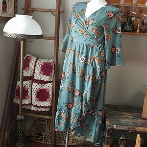 NWT Suzanne Betro wrap dress